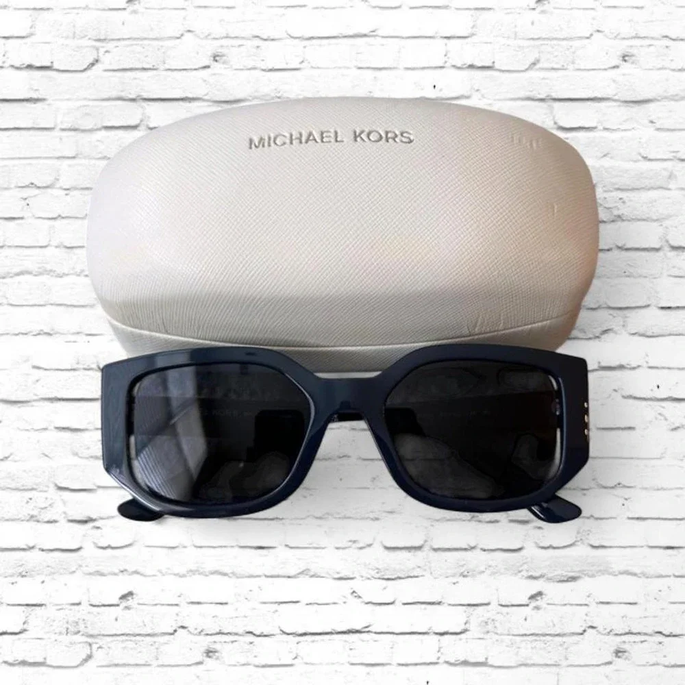 michael kors navy blue denali sunglasses